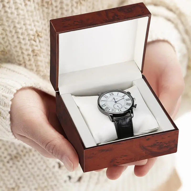 1PC Wooden Watch Storage Box Packaging Gift Special Wooden Box with Watch Packaging Gift Box Wooden Packaging Box