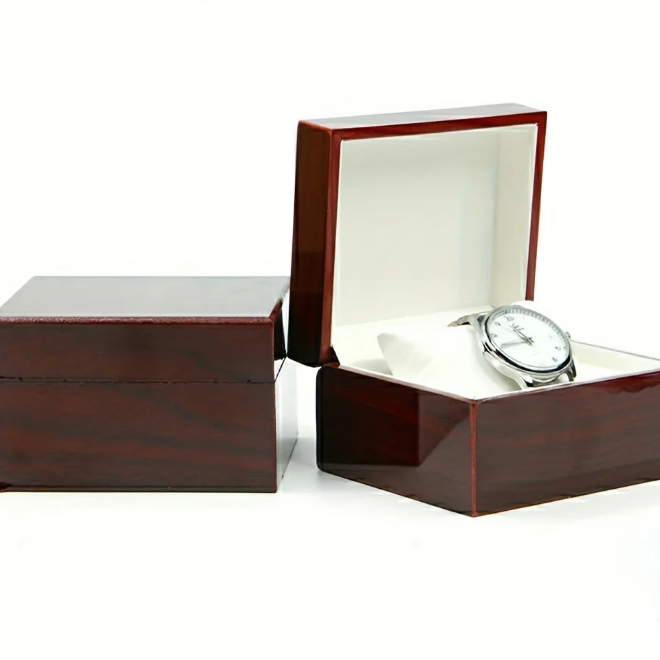 1PC Wooden Watch Storage Box Packaging Gift Special Wooden Box with Watch Packaging Gift Box Wooden Packaging Box