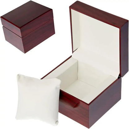 1PC Wooden Watch Storage Box Packaging Gift Special Wooden Box with Watch Packaging Gift Box Wooden Packaging Box