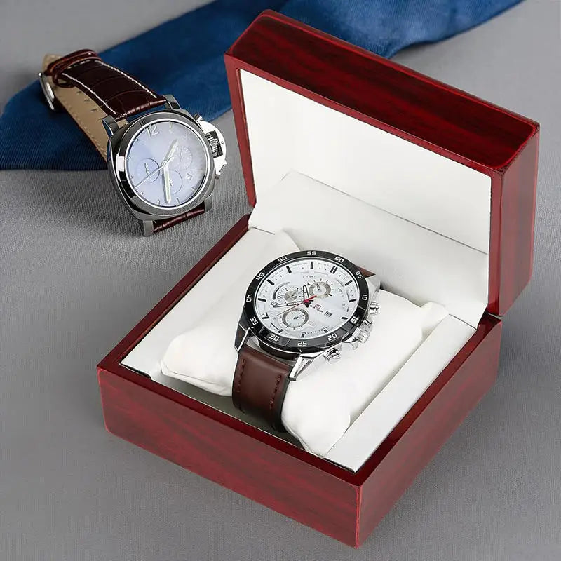 1PC Wooden Watch Storage Box Packaging Gift Special Wooden Box with Watch Packaging Gift Box Wooden Packaging Box
